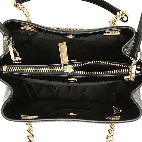 Michael Kors Teagan Small Messenger Bag Black [Really Cute]